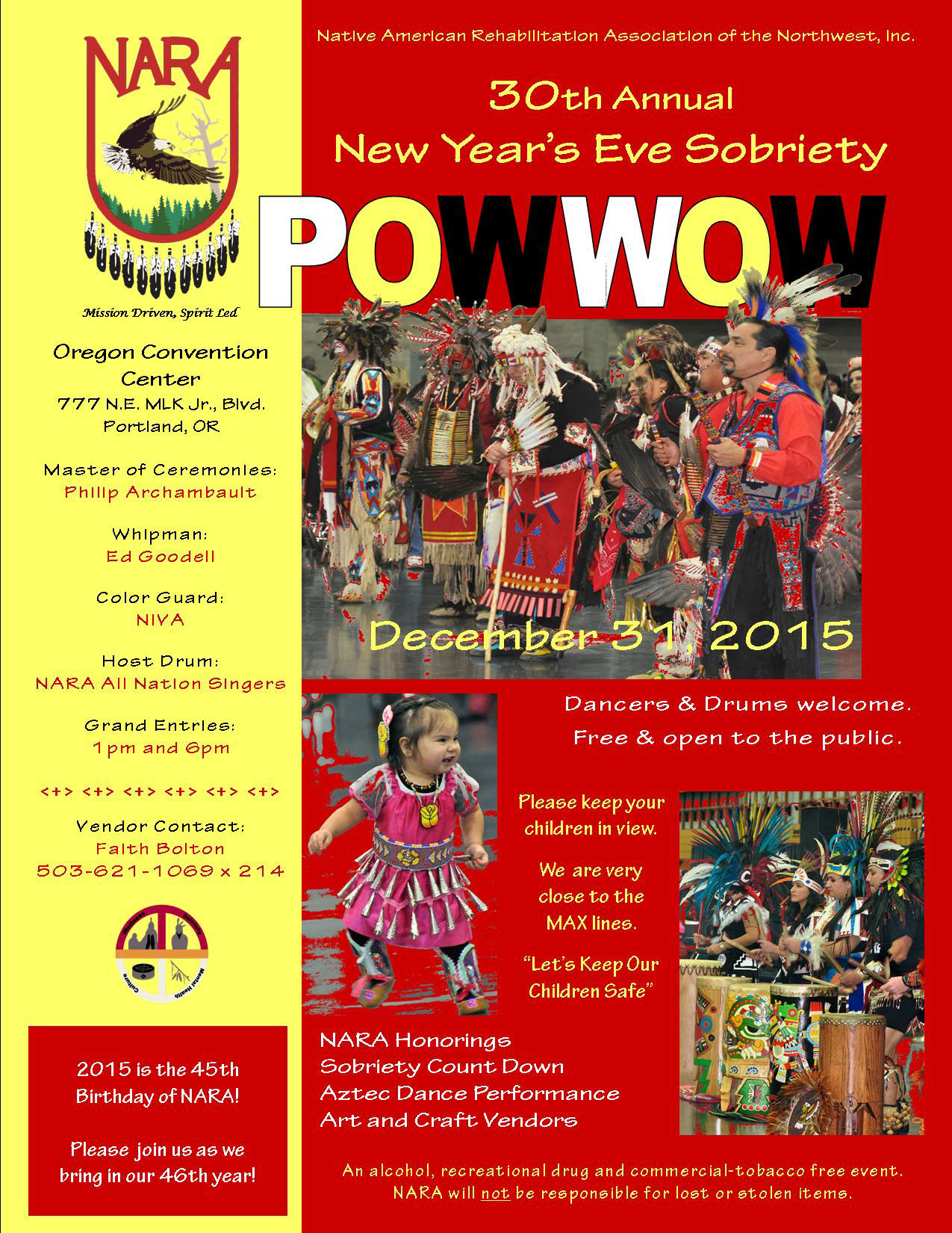 30th Annual New Year’s Sobriety Powwow