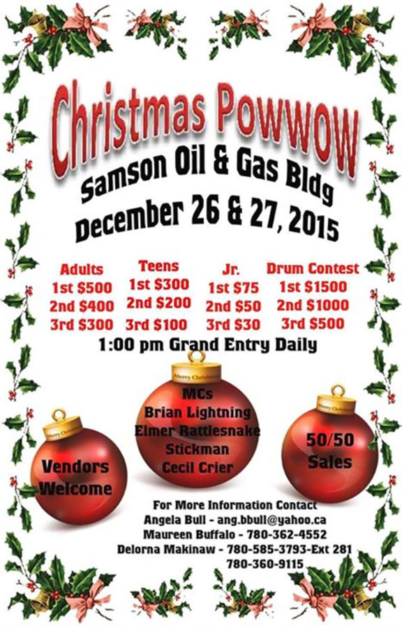 Samson Oil & Gas Christmas Powwow, Canada
