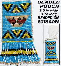 Native American Beaded Pouch