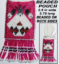 Native American Beaded Pouch