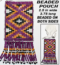 Native American Beaded Pouch