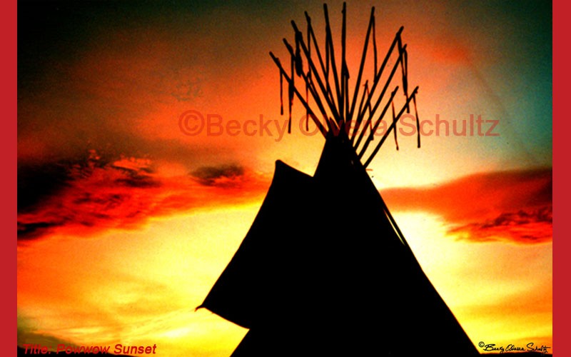 Powwow Sunset Photo