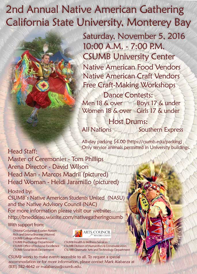 2nd Annual Native American Gathering CSUMB