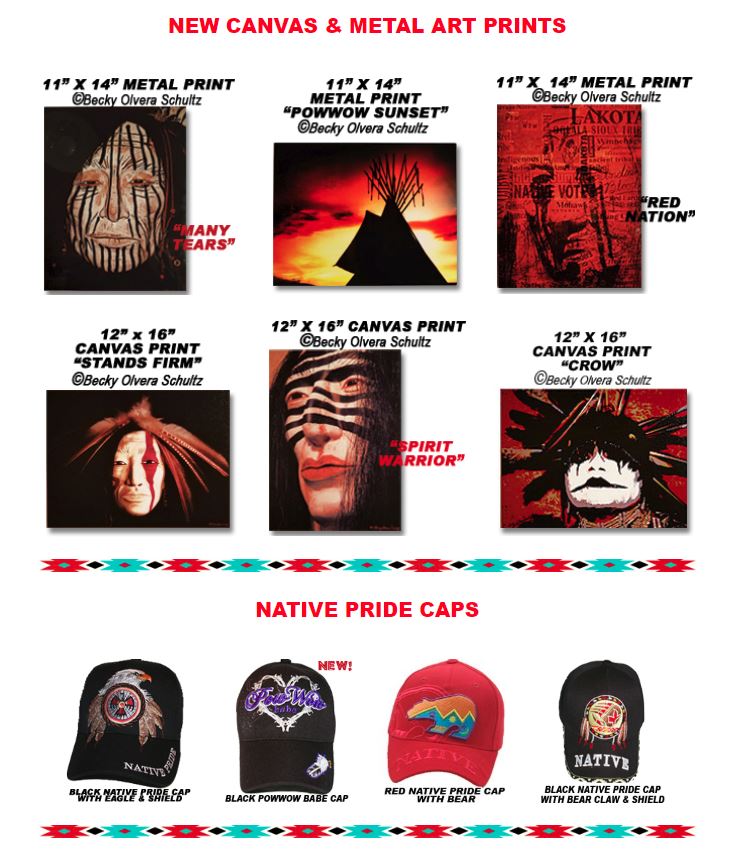 Native American Art, Native Pride Caps