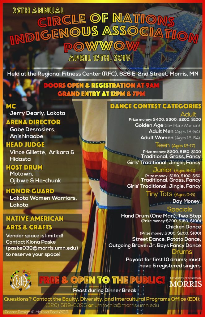 35th Annual Circle of Nations Indigenous Association Contest Powwow 2019