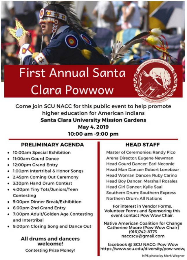 1st Annual Santa Clara University Powwow PowwowsCalendarNative American