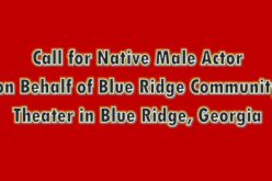 Call for Native American Male Actor